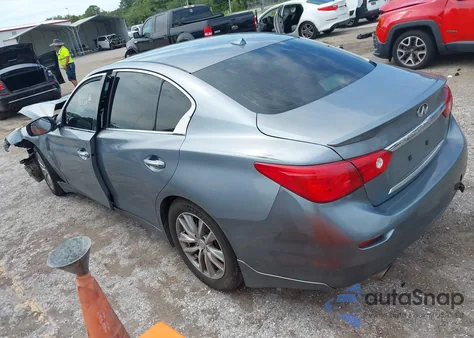 2014 Infiniti Q50 Premium from USA, damaged, VIN JN1BV7AP1EM681318